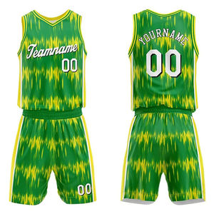 Uniforme de Baloncesto Transpirable de Alta Calidad, Talla Grande, con Logotipo del Equipo Personalizado, Jersey Estampado y Cosido, Nuevo Modelo, Conjunto Competitivo - Product Image 1