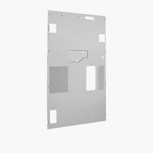 Accesorio para impresora 3D X1C: panel trasero de metal blanco - Product Image 3