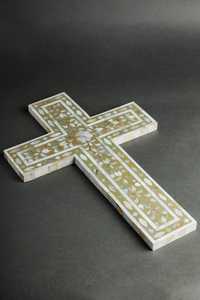 Tailles personnalisées incrustation de nacre sainte croix pour cadeaux religieux utilisation à l'église vente en gros pour le baptême anniversaire d'école de retour - Product Image 2