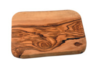 InterCraft CP400 Olijfhouten Rechthoekige Snijplank - Natuurlijke Kleur 2cm Dik Duurzaam & Robuust Keukenaccessoire