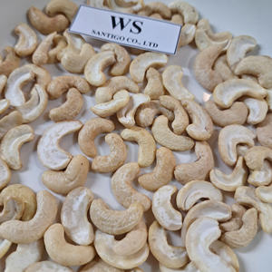 Anacardos rotos SANTIGO de alta calidad, anacardos Kaju Badam WS, Blanco dividido, muestra gratis - Product Image 1