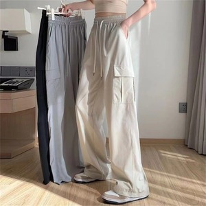 Nuevos pantalones de verano Premium para mujer, pantalones Cargo de entrenamiento de gran tamaño con diseño de múltiples bolsillos informales para mujer - Product Image 1