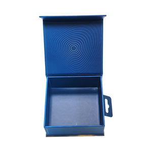 Premium Custom Printed Rigid Flip <b>Box</b> with Magnetic Closure, Blue Cardboard Packaging for Wireless Headphones - Product Image 6