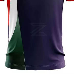 Uniforme de críquet para hombre, de manga corta, que absorbe la humedad, cómodo para practicar y jugar, ideal para el juego en equipo. - Product Image 3