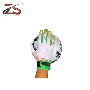 Meilleure vente de gants de football gaélique de haute qualité Prix optimal Extérieur Applicable Matériau en cuir Gants de gardien de but Pakistan - Product Image 2