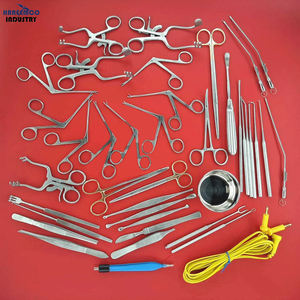 ชุดเครื่องมือผ่าตัดหูแบบแมนนวลยี่ห้อสั่งทำพิเศษ สำหรับการผ่าตัดหูขนาดเล็ก เครื่องมือหู คอ จมูก เคลือบสีดำ - Product Image 1