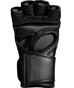 High Quality Customizable Leather MMA Gloves Full Finger Non-<b>Slip</b> Adjustable Wrist Strap Unisex Outdoor Training - Product Image 4