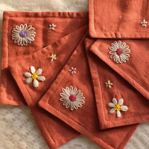 Unique Cotton <b>Coaster</b>, <b>Drinks</b> Absorbent, Birthday Housewarming Gifts, Farmhouse Living Room Table Decor OEM - Product Image 3