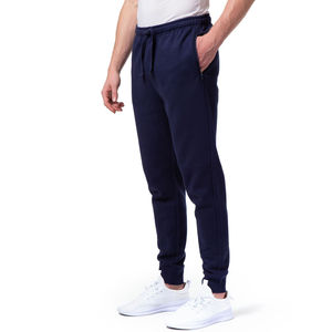 Pantalones de Hombre para Otoño, 100% Algodón, Pantalones Casuales de Moda, Color Sólido, Transpirables, Sueltos, Rectos, de Felpa, con Cordón, Estilo Urbano - Product Image 3