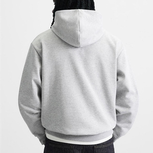 Sweat à capuche en polaire pour homme, matière de haute qualité, manches longues, vêtement décontracté avec capuche, couleur unie, logo personnalisé, design 2026 - Product Image 5