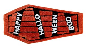 Alfombrilla de baño de algodón con mechones a mano de estilo moderno Premium, alfombrilla de baño de Halloween lavable ecológica especial para niños, diseño personalizado - Product Image 2