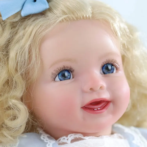 Muñecas Bebés Reborn Sonrientes Babeside <span class=keywords><strong>Susan</strong></span>, Muñeca Niña de 20 Pulgadas, Cabeza de Vinilo Realista, Cuerpo de Tela Suave con Ojos Abiertos - Product Image 6
