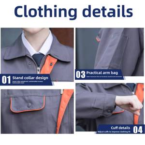 เสื้อทำงานผู้ชายแขนยาวมองเห็นได้ชัดเจนฤดูใบไม้ร่วงฤดูหนาว - Product Image 4