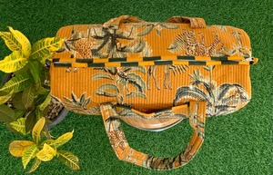 กระเป๋าดัฟเฟิลกระเป๋าทำด้วยมือทำจากผ้าฝ้ายเป็นมิตรต่อสิ่งแวดล้อมจุของได้มากสำหรับเล่นกีฬาสุดสัปดาห์ - Product Image 2