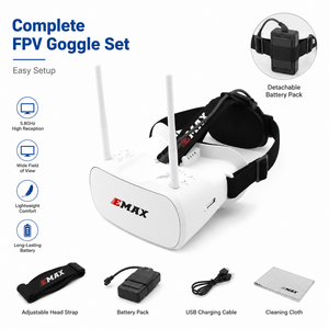 EMAX 5 8G 48CH FPV Video Goggles <b>RC</b> <b>Drone</b> Quadcopter Model Aircraft Headset - Product Image 5