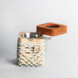 2024 GR Quemador Bakhoor de madera de nuevo diseño Mini Mubkhar Quemador de incienso de madera de estilo árabe - Product Image 4