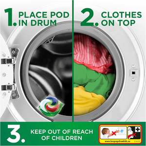 Cápsulas de Lavado Ariel Platinum Extra para Eliminar Manchas (44 unidades x 3) 132 unidades - Product Image 2