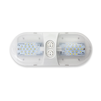 48 LED lampes de lecture universelles pour voiture, camion, dôme intérieur lampe de lecture haute luminosité, lumière de panneau de toit de cabine 12V