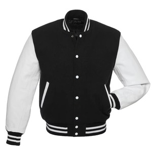 Chaquetas universitarias de lana personalizadas para béisbol, transpirables, chaqueta universitaria real personalizada para hombre, chaquetas vintage de algodón para hombre - Product Image 5