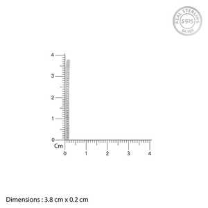 Cerceau clouté en argent vintage motif géométrique motif goutte à la mode pour cadeau de fête avec motif religieux numéro perle diamant - Product Image 2