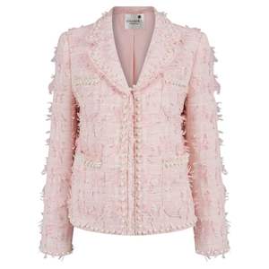 Chaqueta de Tweed elegante para mujer de Elara para Otoño Invierno Blazers de alta calidad con decoración de perlas Servicios ODM La mejor opción Vietnam - Product Image 6