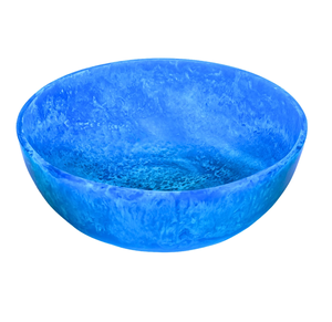 Grand bol à fruits décoratif en résine écologique fait à la main, classique, pour la maison, le comptoir de cuisine, les fêtes, artisanat tendance Saniya - Product Image 3