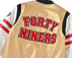 Custom Made Plain Blank Embroidery Unisex Jackets Letterman Men Baseball Jacket Custom Bomber Jacket - Product Image 6