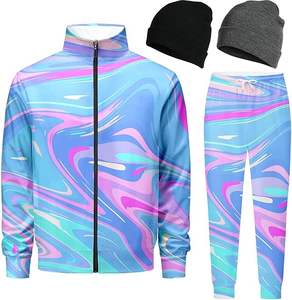 Chándal deportivo de verano 100% de poliéster de talla grande personalizado de alta calidad para hombres y mujeres, sublimación transpirable - Product Image 1