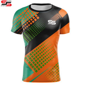 Rash Guard à manches courtes Compression sublimée - Product Image 2