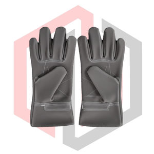 ถุงมือกันความร้อนสูง สีเทา วัสดุสั่งทำพิเศษ ป้องกันไฟและความร้อน ใช้งานทั่วไป ทนทาน หนา 7 ออนซ์  ข้อมือถัก - Product Image 1