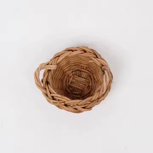 Custom Logo Mini Rattan Bowl Handmade for Unisex Kids Play and Decor - Product Image 3