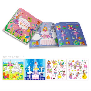 Livres d'apprentissage précoce, livre de coloriage DIY pour enfants - Jouet d'activités artistiques éducatives - Product Image 5