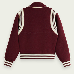 À manches longues Letterman veste hommes plaine blanc Letterman vestes 2024 vente en gros personnalisé dernière veste - Product Image 2