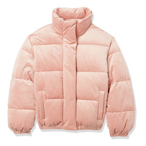 Blousons bombardiers High Street à la mode pour femmes de haute qualité personnalisables 100% Nylon Polyester pour l'hiver blanc personnalisable - Product Image 1