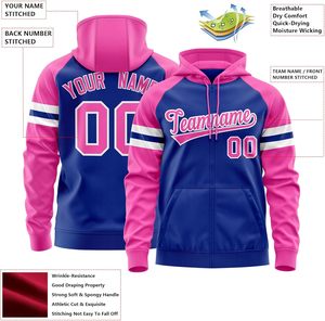 Sudadera con capucha deportiva de algodón 100% personalizada con nombre y número, logotipo de equipo impreso anticontracción para eventos de equipo de partidos de entrenamiento - Product Image 3