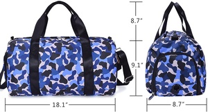 Venta caliente logotipo personalizado impermeable de secado rápido de tela de algodón bolsas de deporte de lona 30-40L de capacidad de alta calidad al aire libre bolso de hombro - Product Image 6