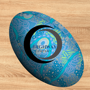 Balles de rugby personnalisées de marque en couleur imprimée en caoutchouc cousu à la machine ballon de rugby d'entraînement avec logo personnalisé pour match de sport d'équipe - Product Image 4