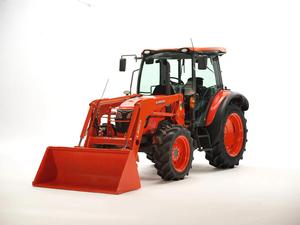 75HP รถแทรกเตอร์ M4-071 Kubota เครื่องจักรทางการเกษตรใช้ได้ - Product Image 5