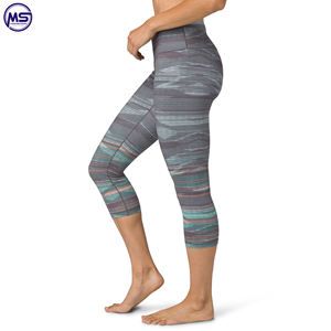 Vente en gros personnalisé taille moyenne pleine longueur haute qualité vêtements de sport personnalisés séchage rapide femmes meilleur design leggings en différentes couleurs - Product Image 2