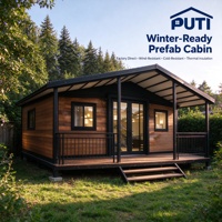 Maison conteneur élégante et confortable de 20 pieds, structure en acier, préfabriquée, chambre d'amis, solution d'habitation pour jardin