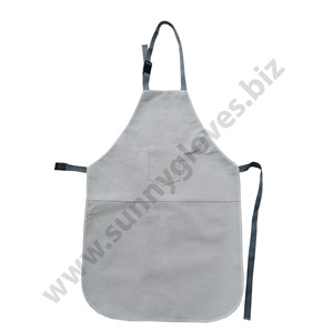 Tablier de soudage en cuir fendu résistant à la chaleur et durable fait à la main - Product Image 2