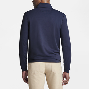 Vente en gros de haute qualité col montant quart de fermeture éclair pull O cou sweat pull hommes polaire sweats avec service OEM - Product Image 4