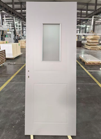 Panneaux de porte en verre pour salle de bain et cuisine SunnyTech, design moderne, imperméables, en PVC, anti-termites, composite, garantie 5 ans