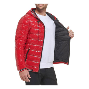 Veste d'hiver en toile à capuche pour homme, taille plus, personnalisable, vente chaude 2025 - Product Image 2