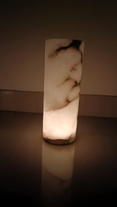 Portavelas de Alabastro Natural de Alta Gama Hecho a Mano, Decoración del Hogar, Colección de Diseñador, Diseño Exclusivo, Calidad Premium - Product Image 4