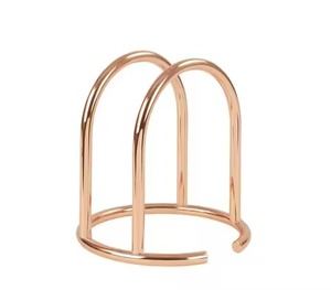 Porte-serviettes en acier inoxydable avec porte-serviettes en or Design durable personnalisé pour salle de bain ou cuisine - Product Image 6