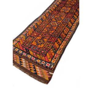 Alfombras de Lana Anudadas a Mano con Diseño Geométrico Nuray, 9x12, Rectangulares, Abstractas, Modelo Pae-3050, para Sala de Estar o Dormitorio, Color Naranja Rojo, Técnicas Hechas a Mano - Product Image 2