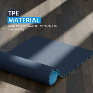 Esterilla de yoga grande para hombres y mujeres, esterilla de ejercicio antideslizante gruesa para gimnasio en casa, esterilla de entrenamiento para principiantes y profesionales - Product Image 4