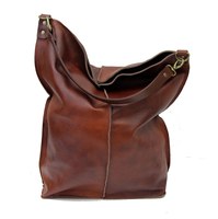Sac à main hobo vintage en cuir véritable durable avec fermeture éclair pour femme - Sac à bandoulière occidental LHB-0209