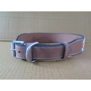 Handmade Beaded Leather <b>Dog</b> <b>Collar</b> Adjustable Luxury Pet Accessories Wholesale - Product Image 3